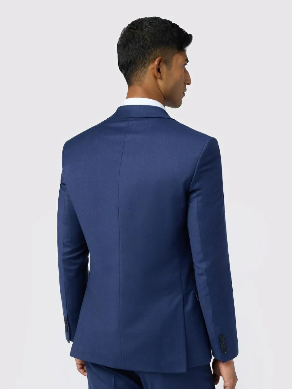 Ted Baker Tailoring Slim Blue Keats Flannel Jacket Online