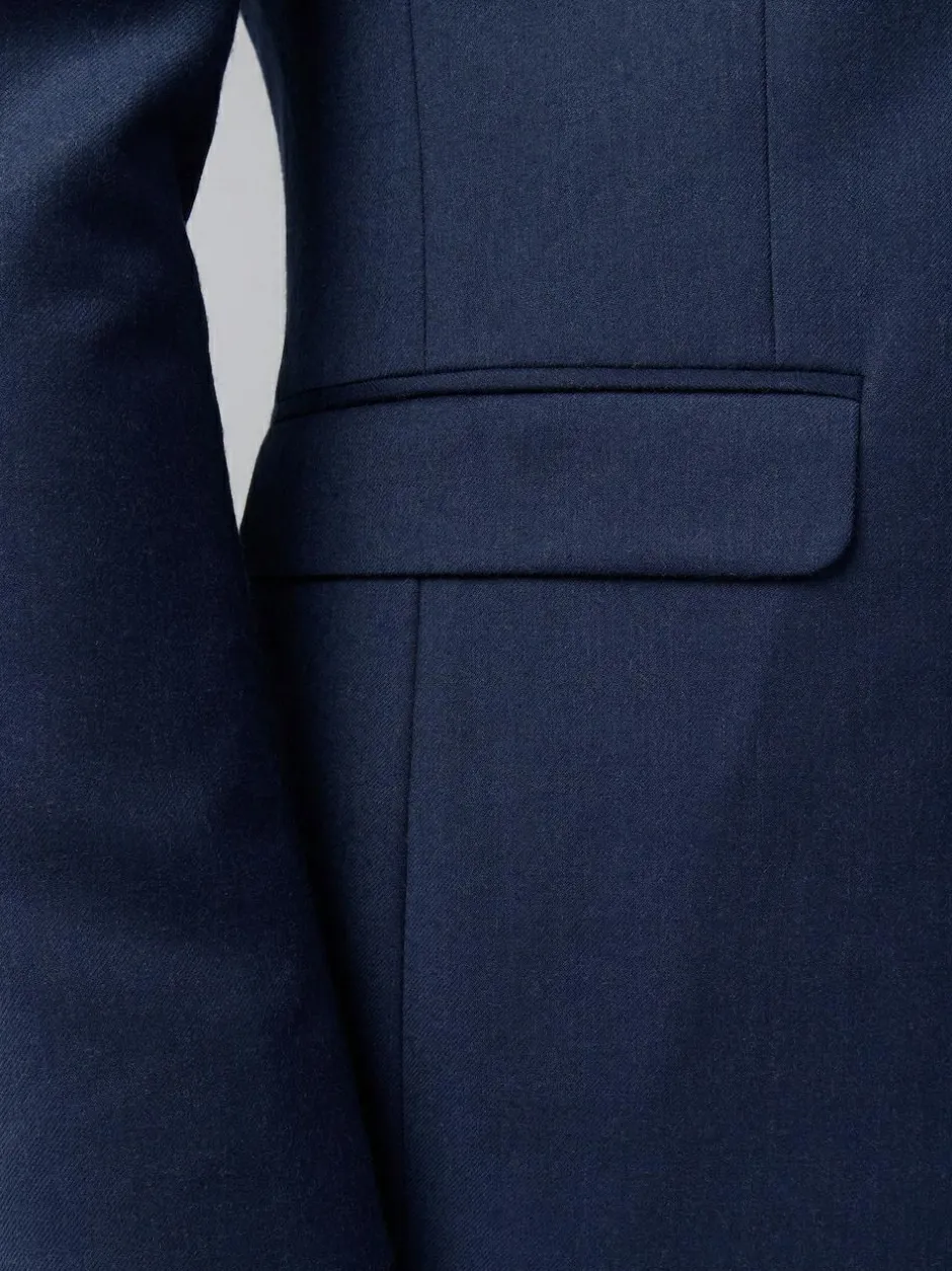 Ted Baker Tailoring Slim Blue Keats Flannel Jacket Online