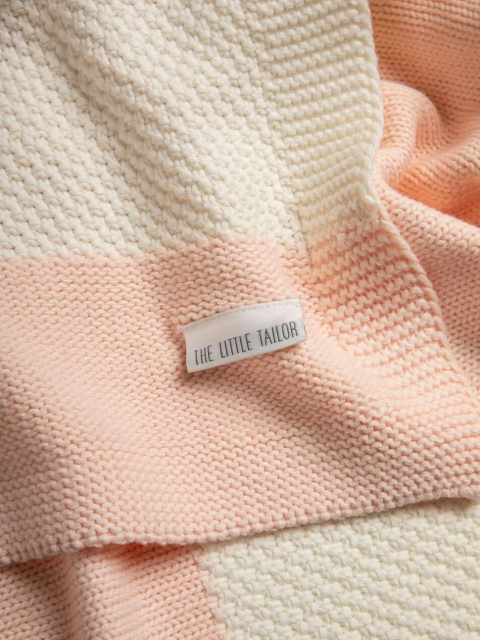 The Little Tailor Baby 100% Cotton Textured Stripe Shawl Blanket Online
