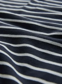 The Set 5 Pack Cotton Pique Polo Shirts Navy/Stripe/Light Blue/White New