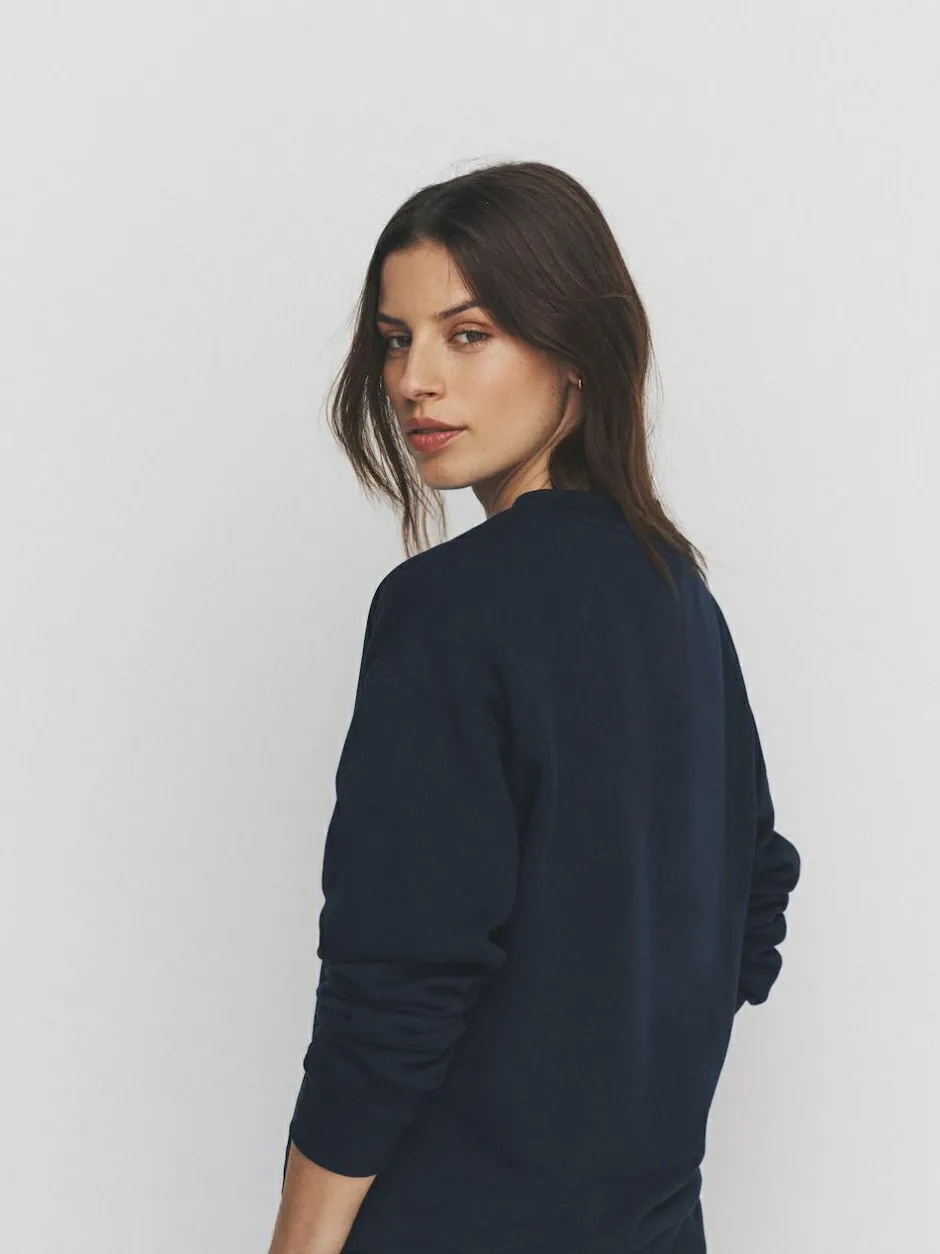 The Set 2 Pack Henley Sweatshirts Navy/Grey Marl Online