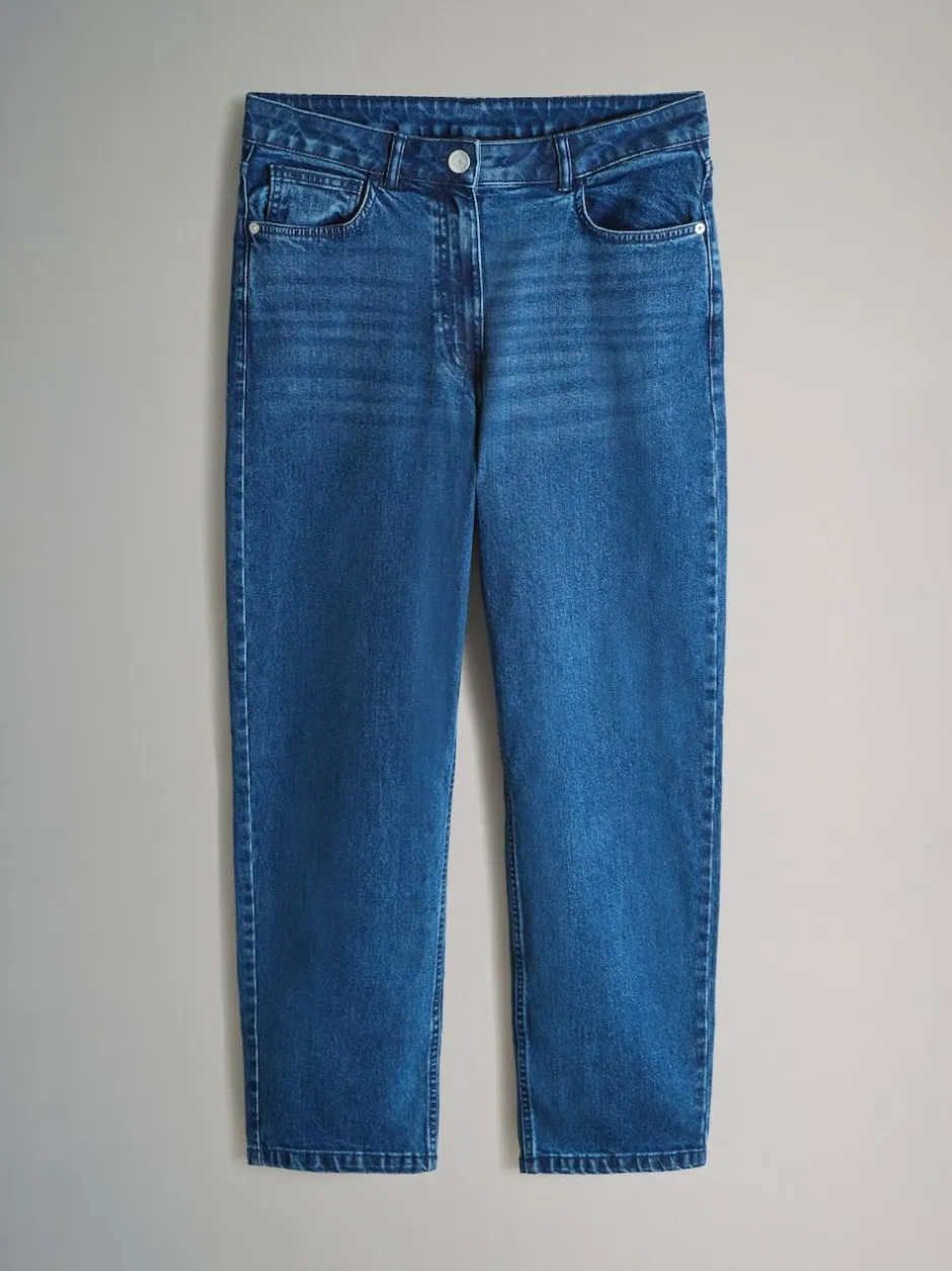 The Set 2 Pack Mom Jeans Black/Dark Blue Clearance