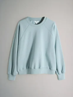 The Set 3 Pack Raglan Sweat Tops Blue/Light Blue/Cream Sale