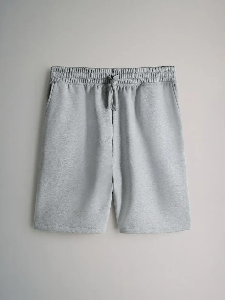 The Set 3 Pack Relaxed Fit Sweat Shorts Black/Grey Hot