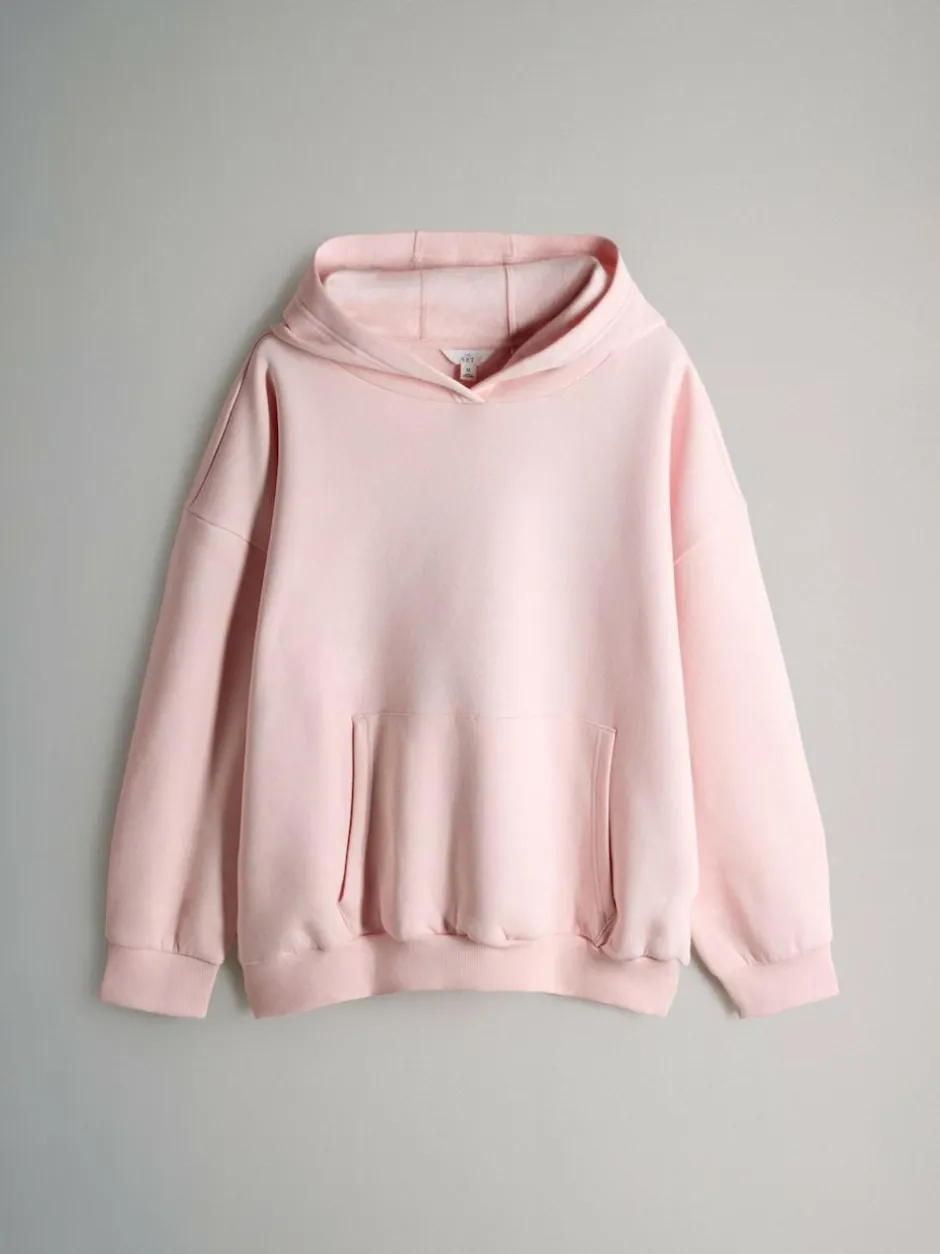 The Set 2 Pack Relaxed Hoodie Chocolate Brown/Pink Discount