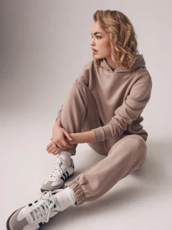The Set 3 Pack Relaxed Hoodies Cream/Taupe/Black Hot
