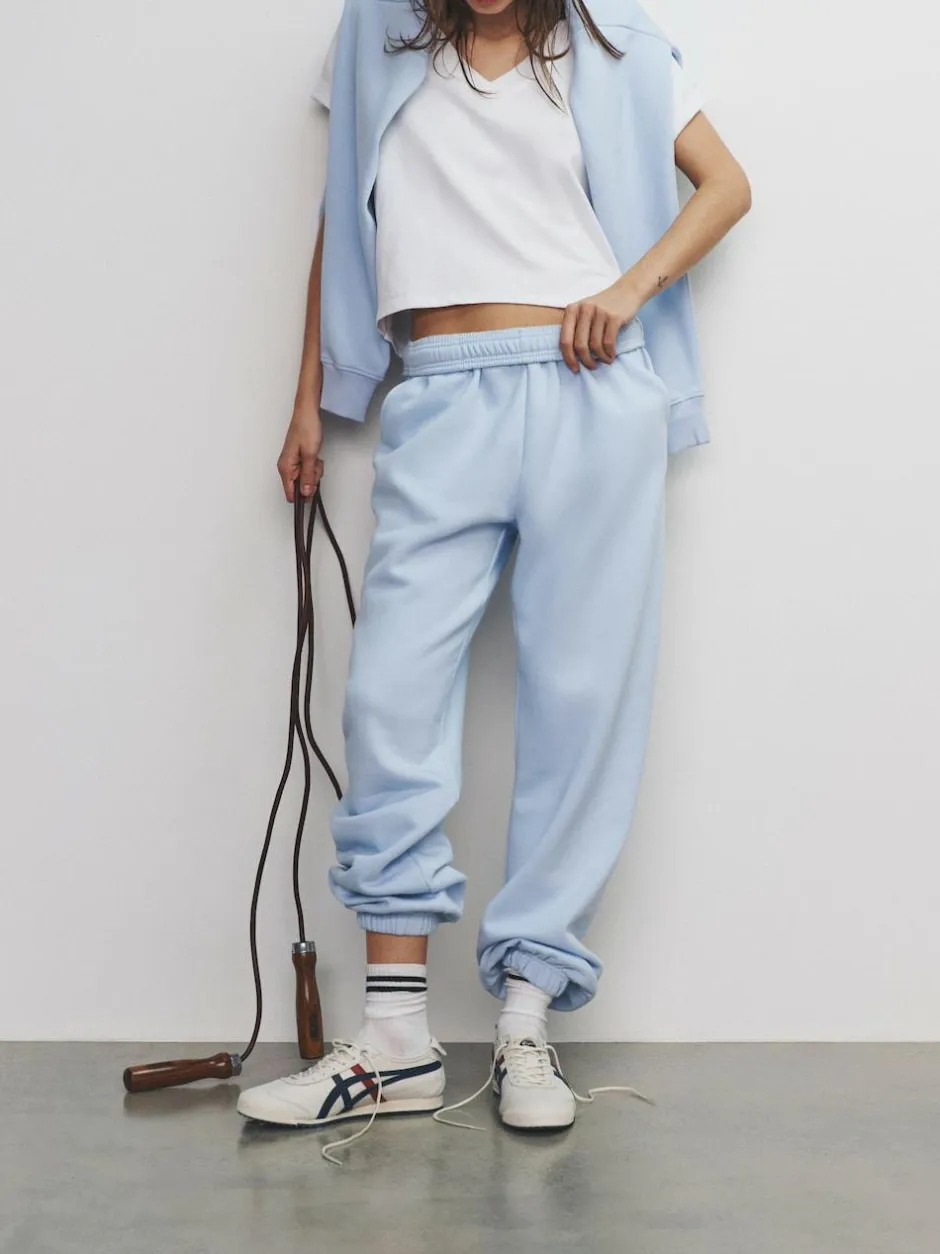 The Set 2 Pack Sweat Cuffed Joggers Blue/Light Blue Sale