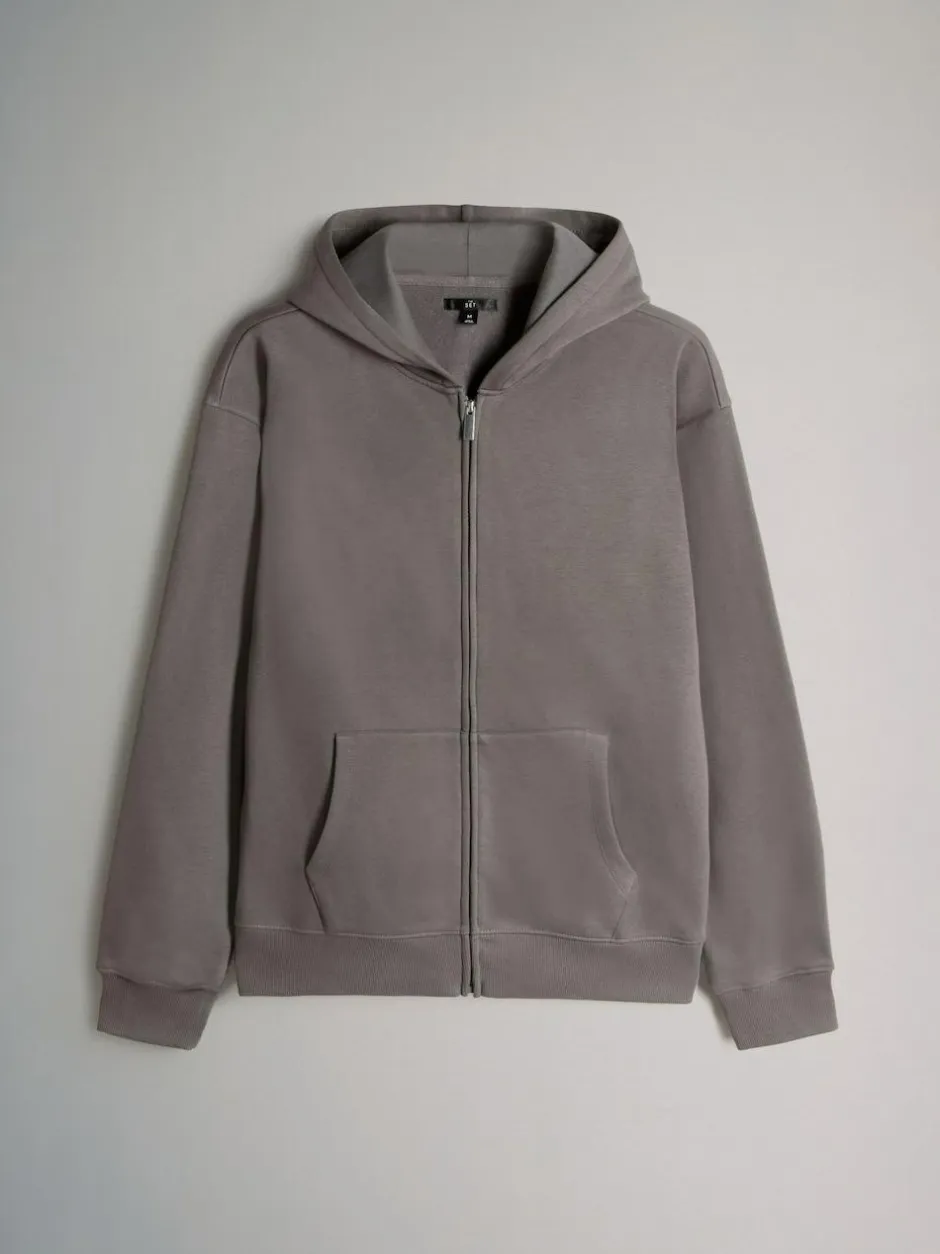 The Set 3 Pack Zip Through Hooded Sweatshirt Black/Grey/Green