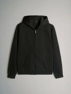 The Set 3 Pack Zip Through Hooded Sweatshirt Black/Grey/Green