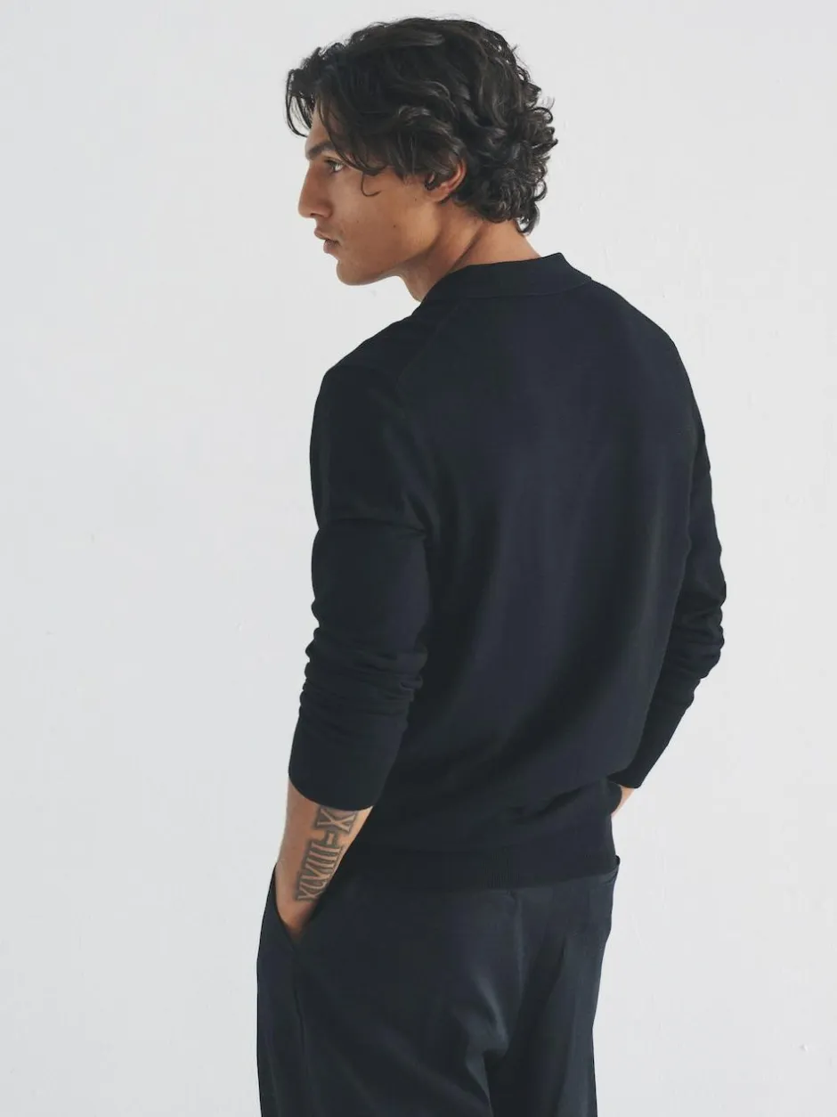 The Set Black/Brown 3 Pack Quarter Zip Neck Jumper Discount