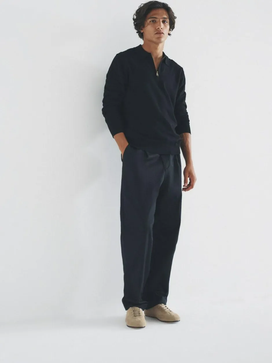 The Set Black/Brown 3 Pack Quarter Zip Neck Jumper Discount