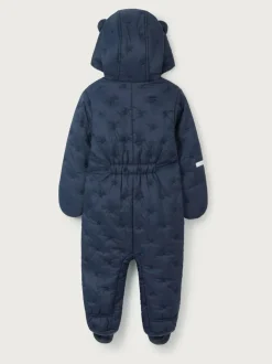 The White Company Blue Star Quilted Pramsuit Online