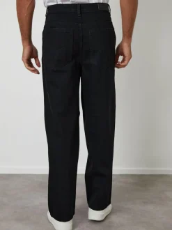 Threadbare Baggy Fit Jeans Black Sale