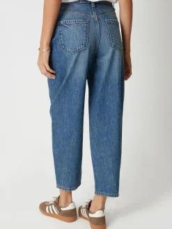 Threadbare Barrel Leg Jeans Blue Online