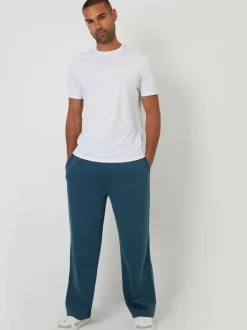 Threadbare Wide Leg Joggers Blue Clearance