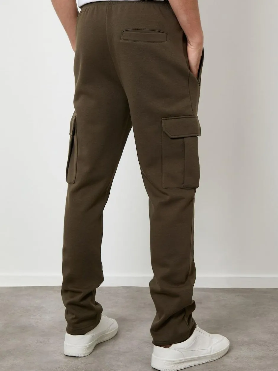 Threadbare Cargo Joggers Green New