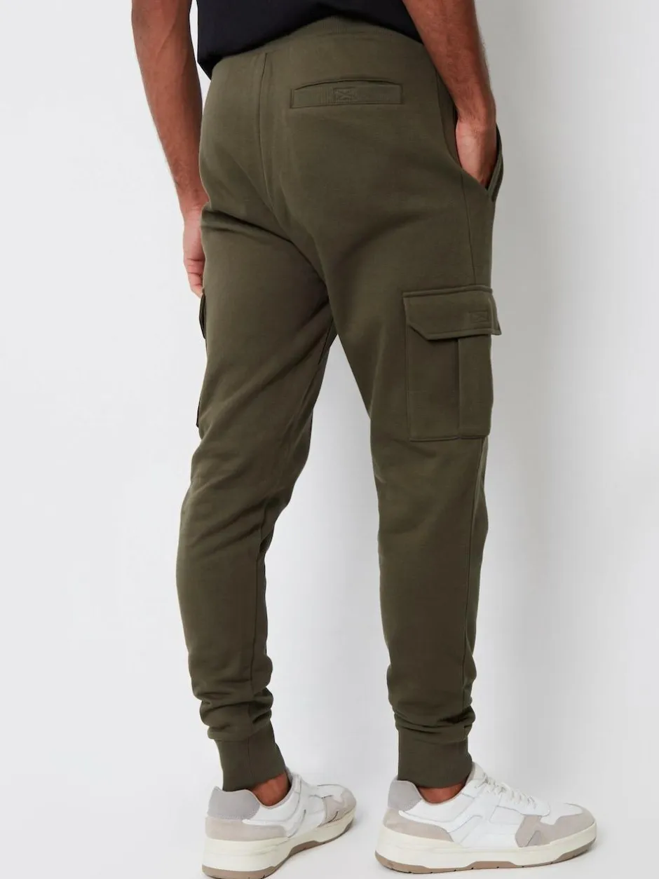 Threadbare Cargo Style Joggers Green Online