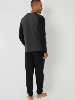 Threadbare Grey Long Raglan Lounge Sets 2 Pack Sale