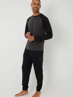 Threadbare Grey Long Raglan Lounge Sets 2 Pack Sale