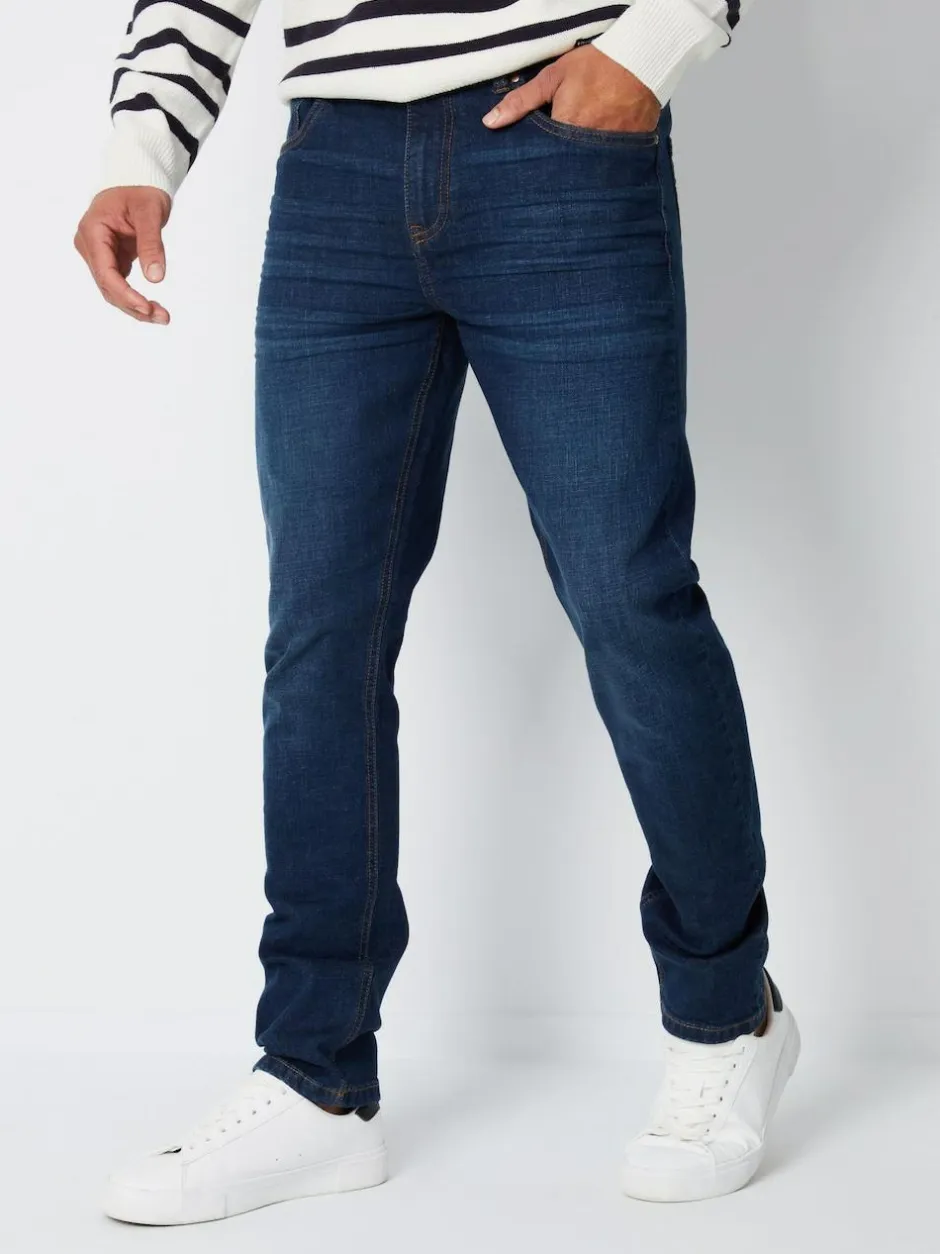 Threadbare Slim Fit Jeans With Stretch Navy Blue Outlet