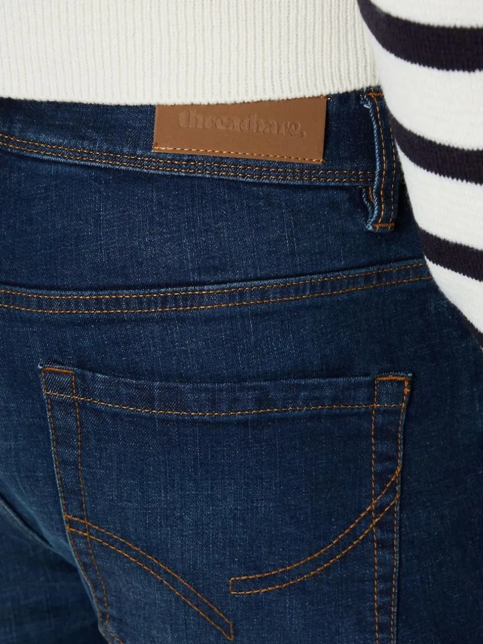 Threadbare Slim Fit Jeans With Stretch Navy Blue Outlet