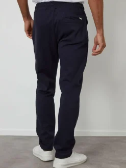 Threadbare Pintuck Pique Joggers Navy Discount
