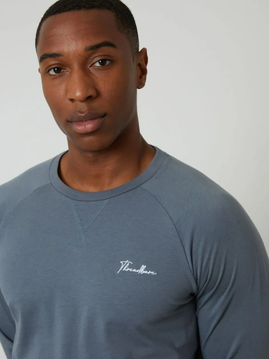 Threadbare Sweatshirts & Joggers Lounge 2 Piece Set Sky Blue Outlet