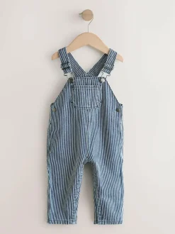 Next Ticking Stripe Dungarees (3mths-7yrs) Hot
