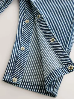 Next Ticking Stripe Dungarees (3mths-7yrs) Hot