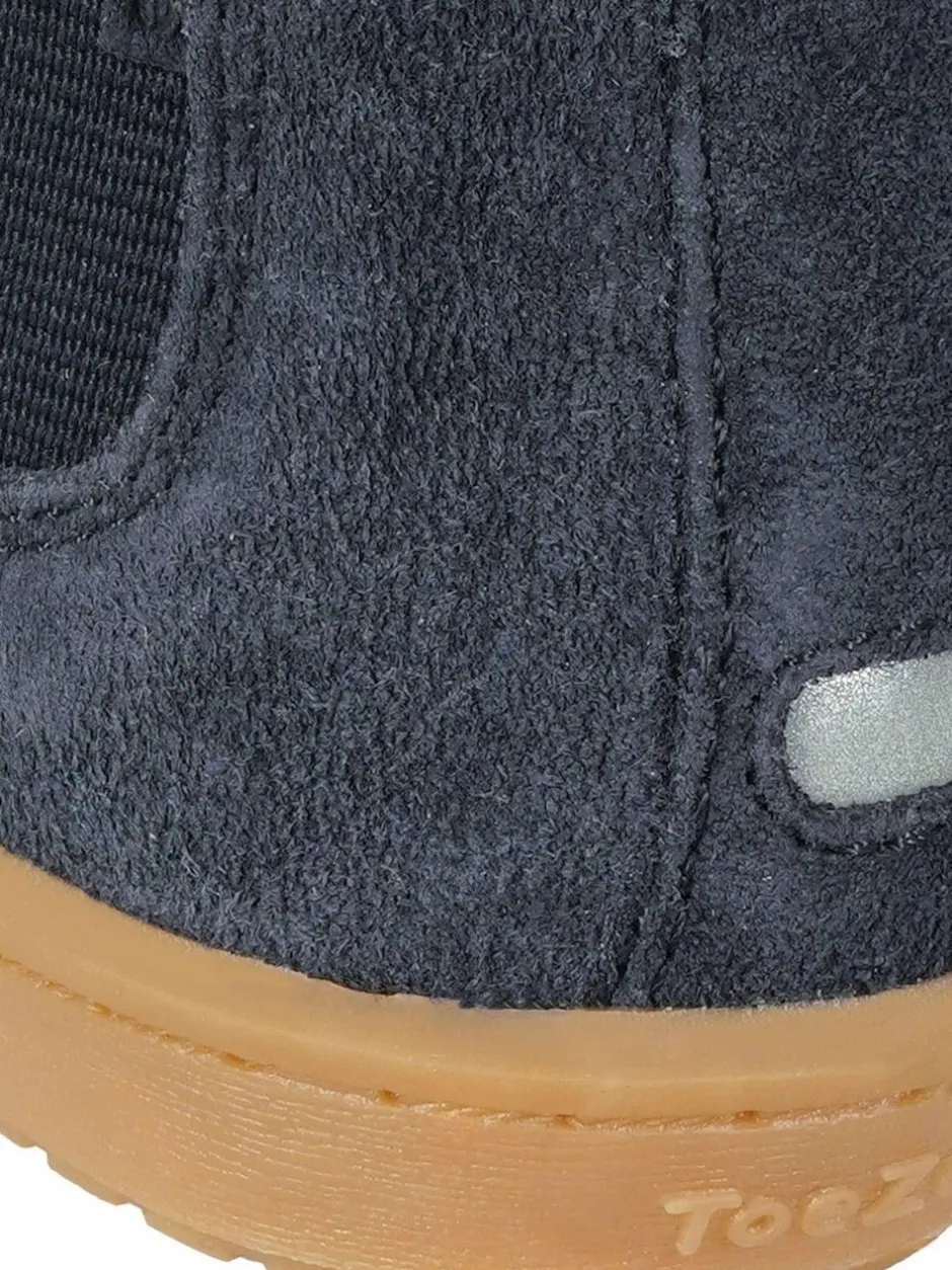 Toezone Sam Boys Suede Leather Gusset and Zip Boots Hot