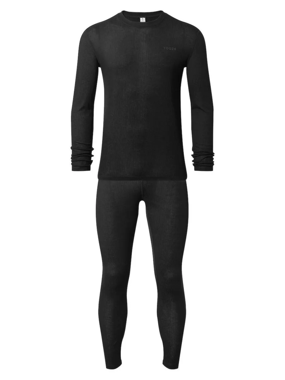 Tog 24 Black Darley Thermal Baselayer Set Outlet