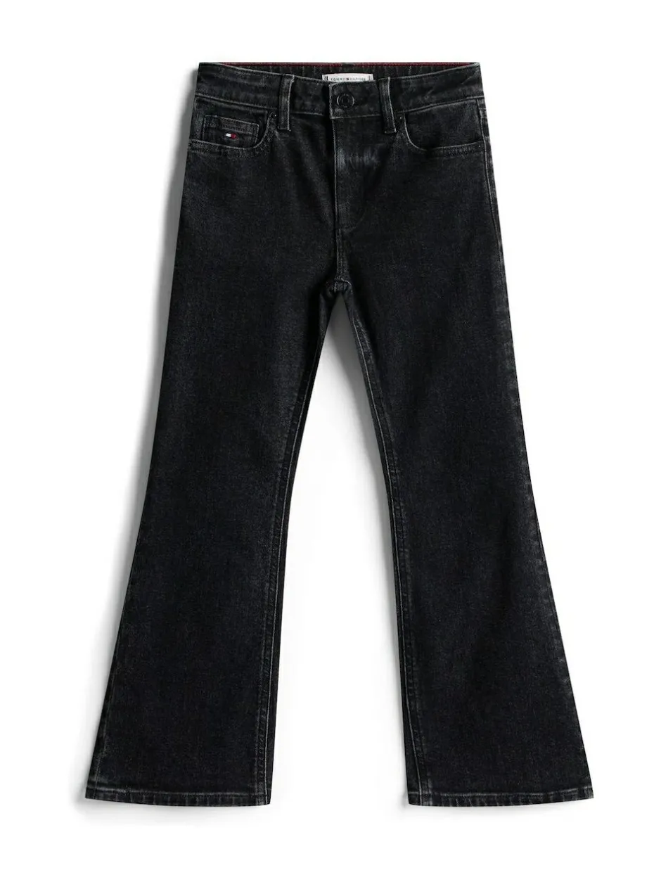 Tommy Hilfiger Black Black Flared Leg Jeans New