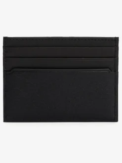 Tommy Hilfiger Black Business Corporate Leather Card Holder Sale