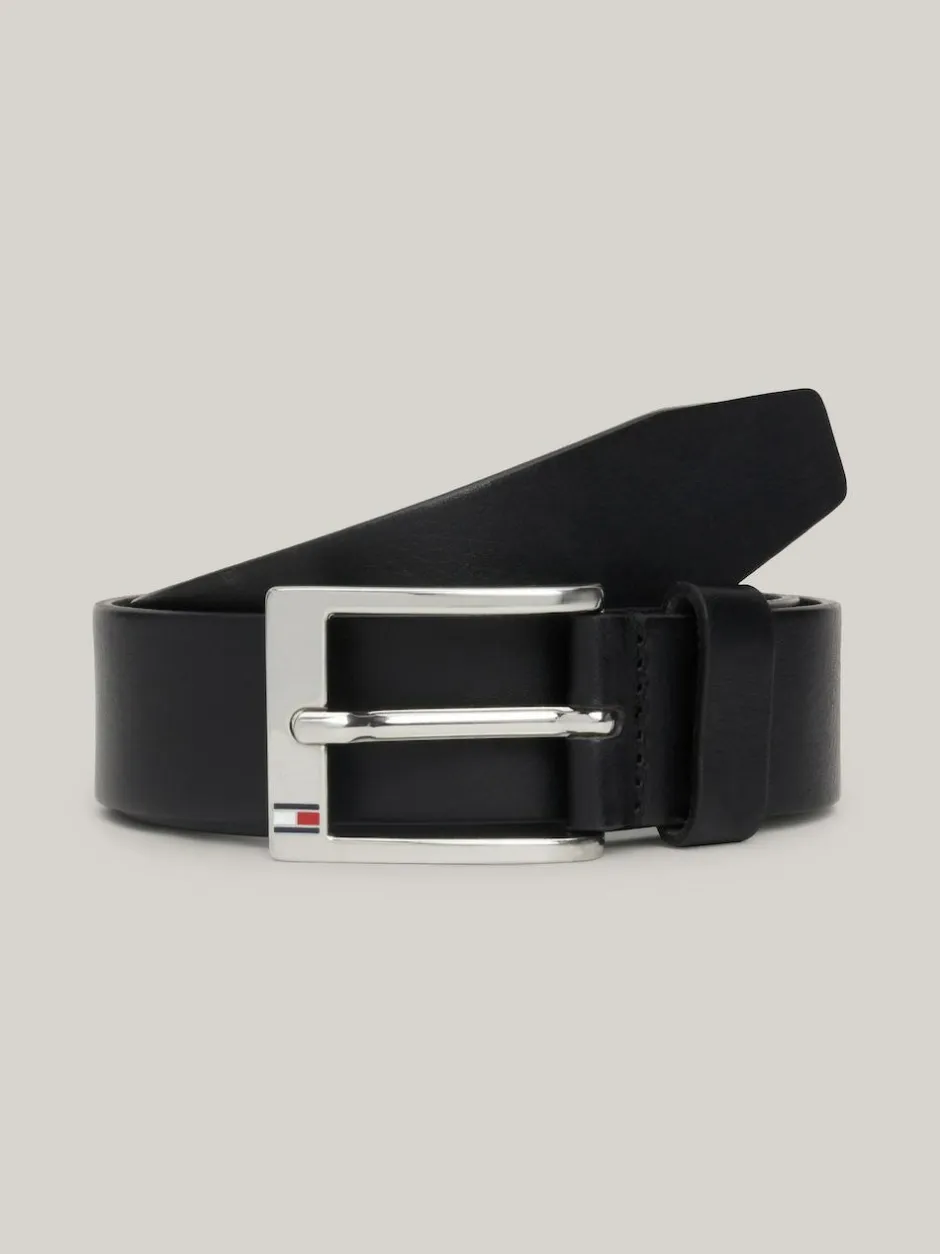 Tommy Hilfiger Black Leather Aly Belt