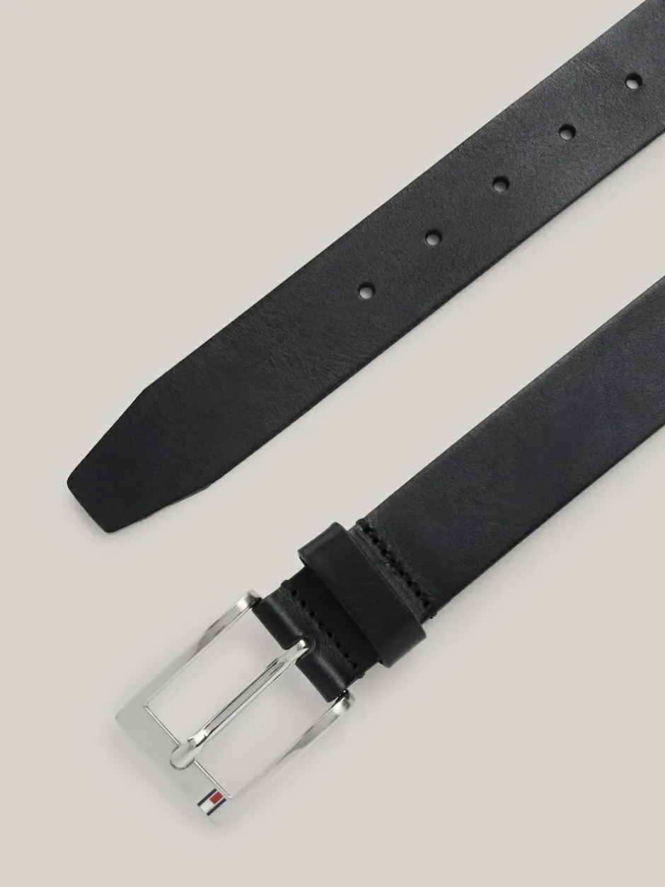 Tommy Hilfiger Black Leather Aly Belt