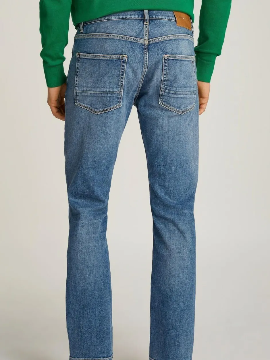 Tommy Hilfiger Blue Denton Faded Straight Leg Jeans Online