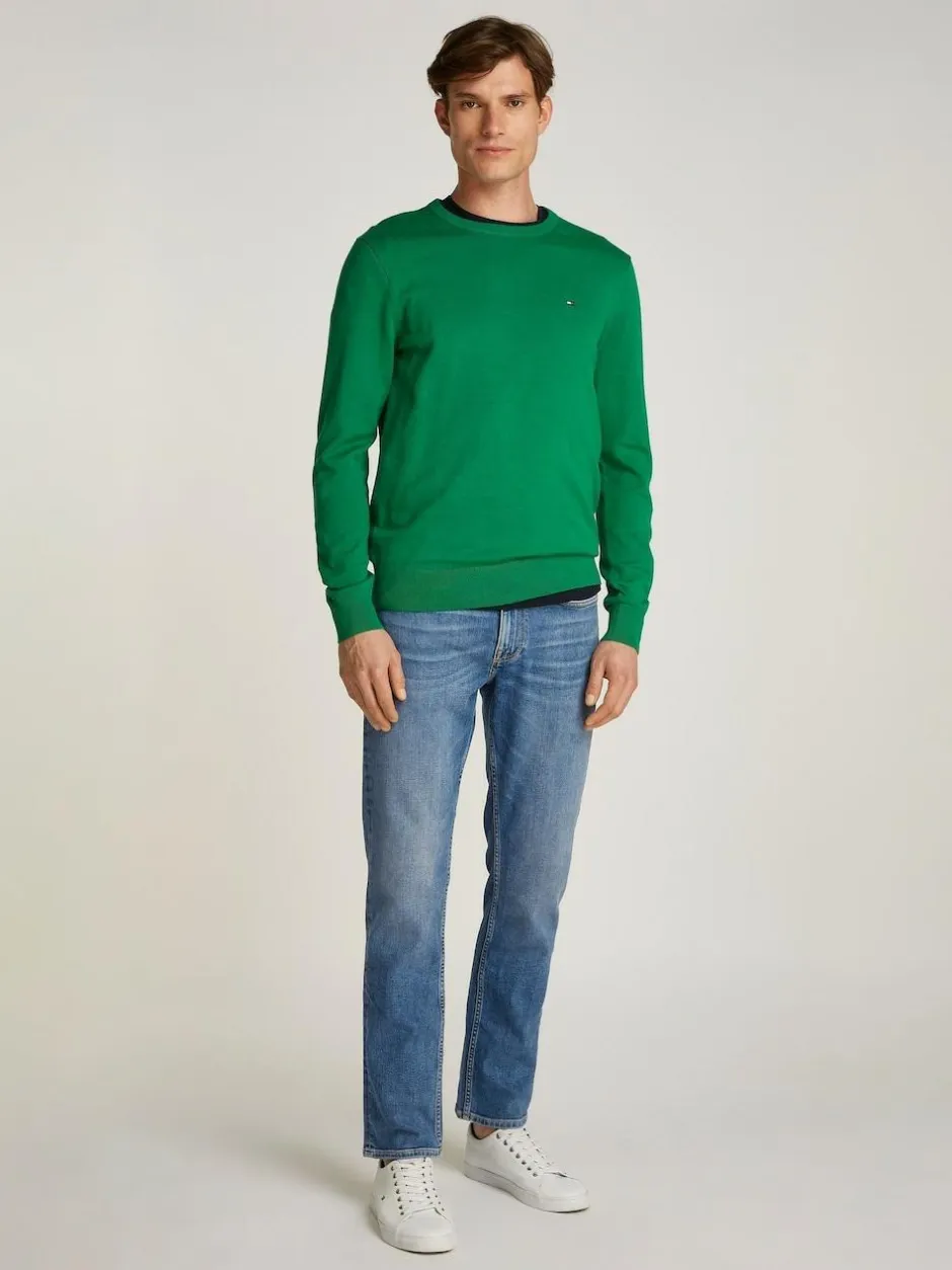 Tommy Hilfiger Blue Denton Faded Straight Leg Jeans Online