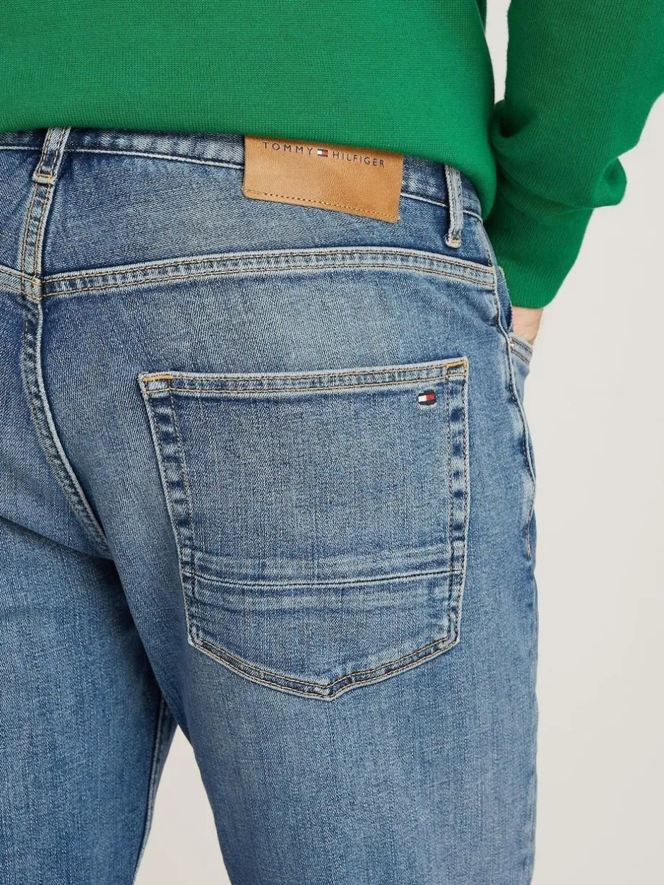 Tommy Hilfiger Blue Denton Faded Straight Leg Jeans Online