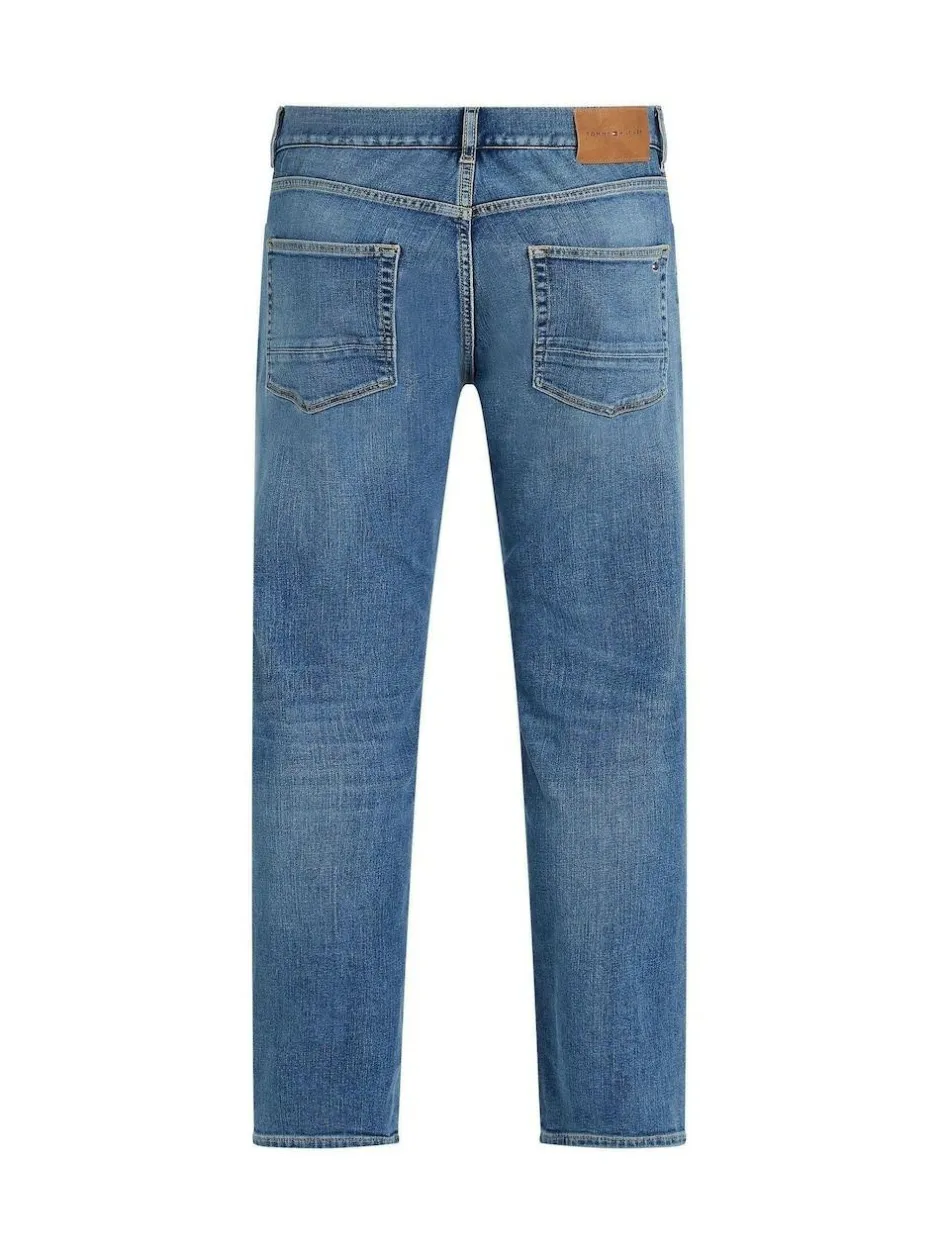 Tommy Hilfiger Blue Denton Faded Straight Leg Jeans Online