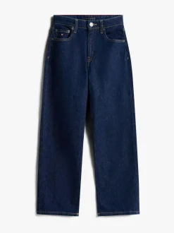 Tommy Hilfiger Blue Flag Embroidery Relaxed Jeans Discount