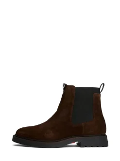 Tommy Hilfiger Brown Lightweight Suede Chelsea Boots Best