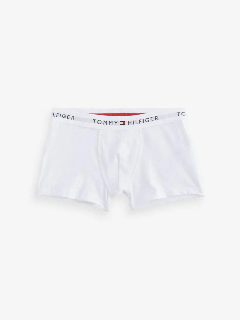 Tommy Hilfiger Chalk White Signature Essential Boxer Briefs 3 Pack Outlet
