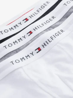 Tommy Hilfiger Chalk White Signature Essential Boxer Briefs 3 Pack Outlet