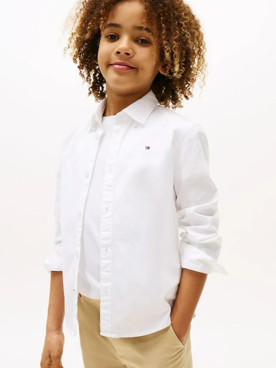 Tommy Hilfiger Stretch Oxford Shirt White Sale