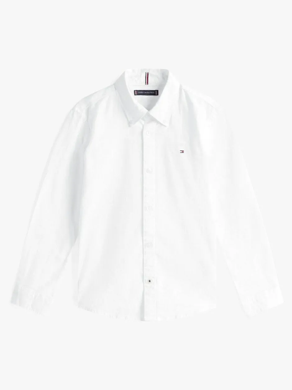 Tommy Hilfiger Stretch Oxford Shirt White Sale
