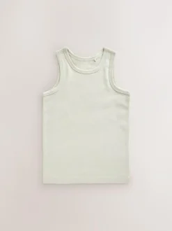 Next Tonal Blue Vests 5 Pack (1.5-16yrs) Outlet