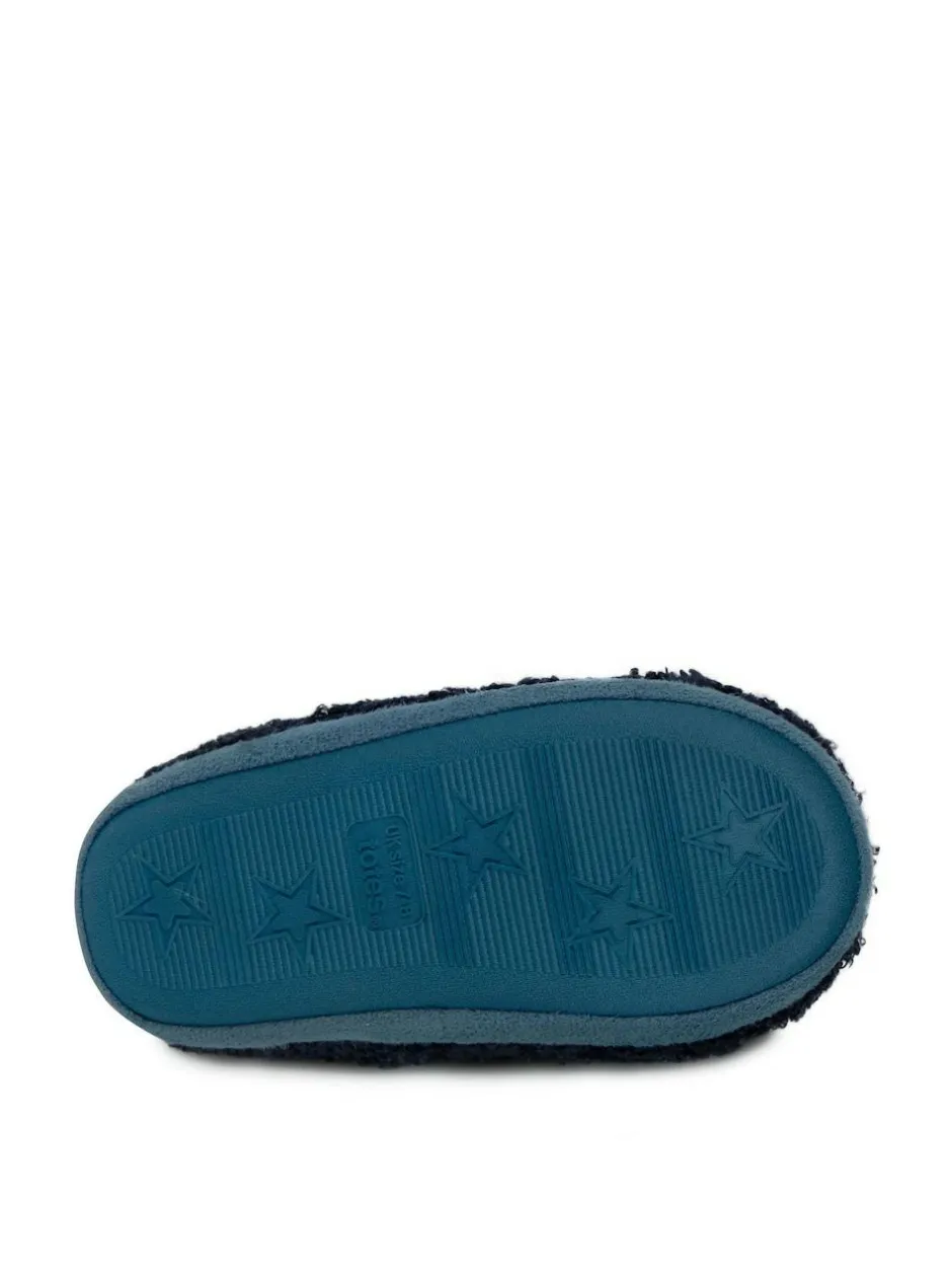 Totes Blue Childrens George Pig Winter Slippers Clearance
