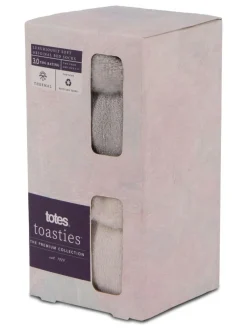 Totes Natural Ladies Brushed Thermal Bed Socks 2 Pack Sale