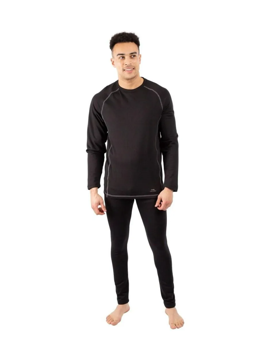 Trespass Adults Sandler Black Base Layer Set Best