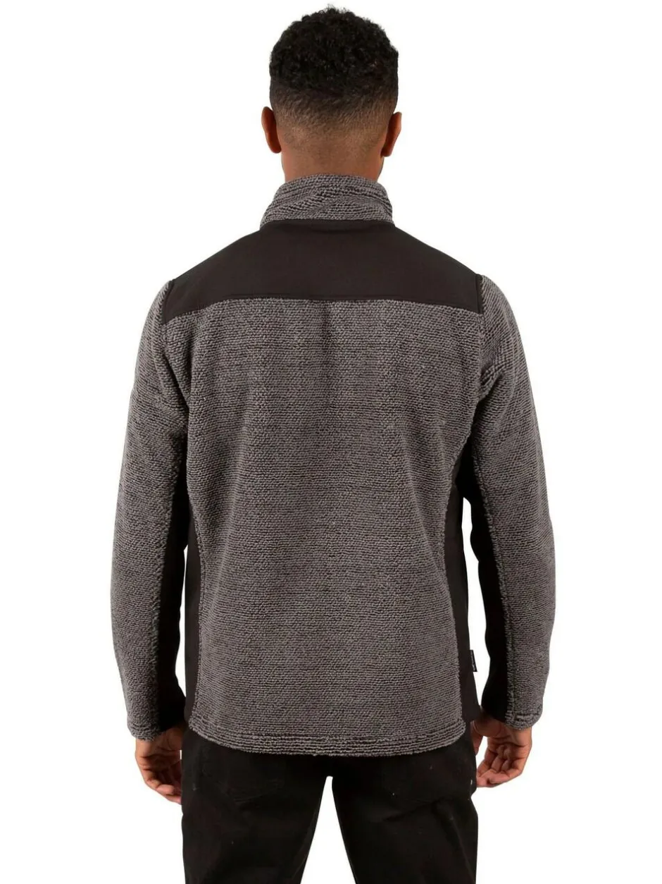 Trespass Male Grey Faratino Fleece Hot